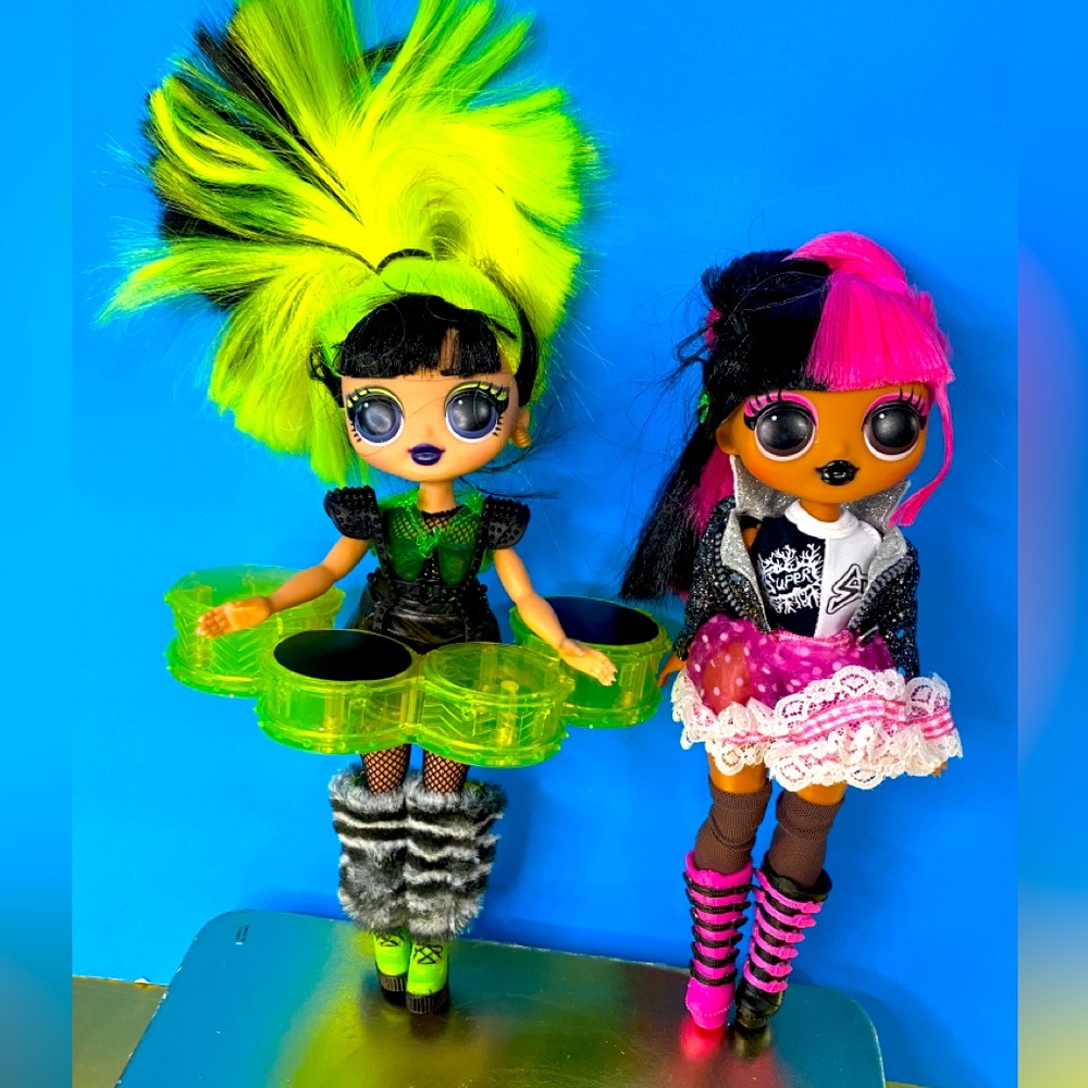 L.O.L. SURPRISE! OMG GIRLS FASHION DOLLS REMIX ROCK METAL CHICK & BHAD GURL